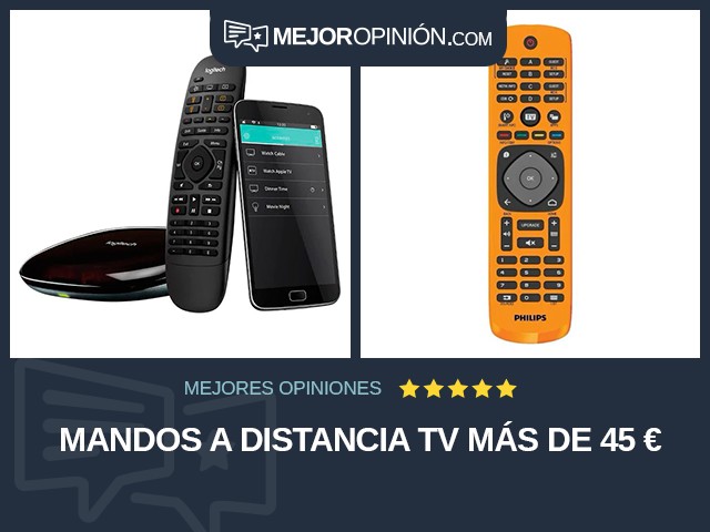 Mandos a distancia TV Más de 45 €