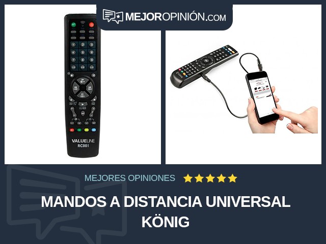 Mandos a distancia Universal König