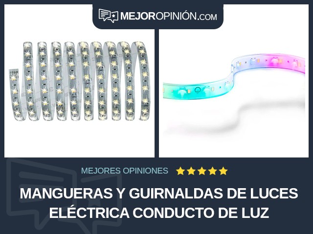 Mangueras y guirnaldas de luces Eléctrica Conducto de luz