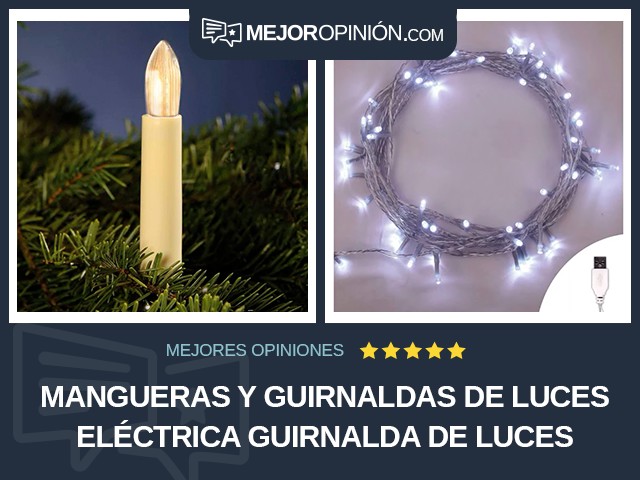 Mangueras y guirnaldas de luces Eléctrica Guirnalda de luces