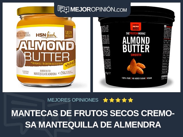 Mantecas de frutos secos Cremosa Mantequilla de almendra