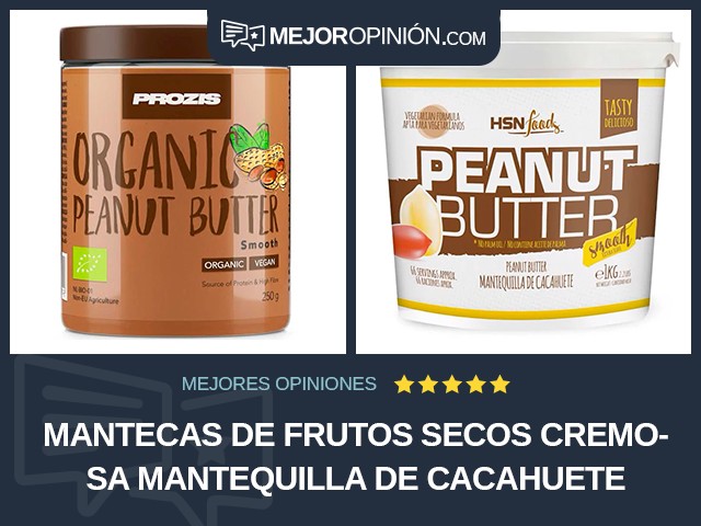 Mantecas de frutos secos Cremosa Mantequilla de cacahuete