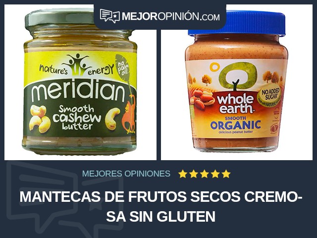 Mantecas de frutos secos Cremosa Sin gluten