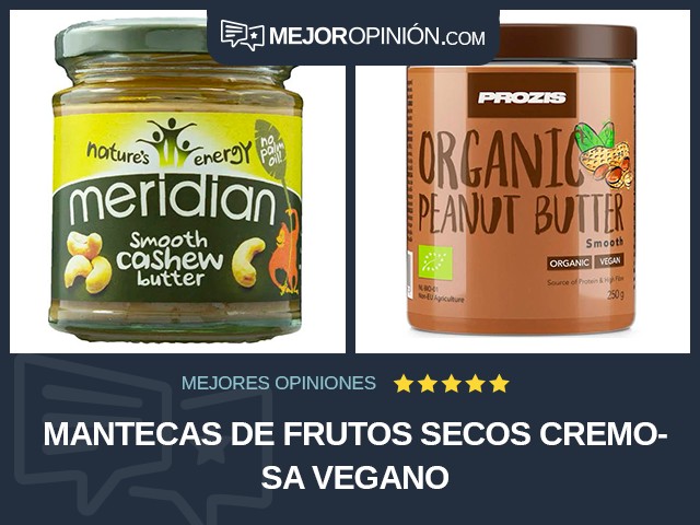 Mantecas de frutos secos Cremosa Vegano