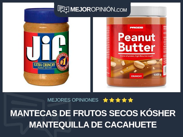 Mantecas de frutos secos Kósher Mantequilla de cacahuete