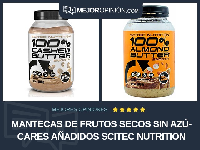 Mantecas de frutos secos Sin azúcares añadidos Scitec Nutrition