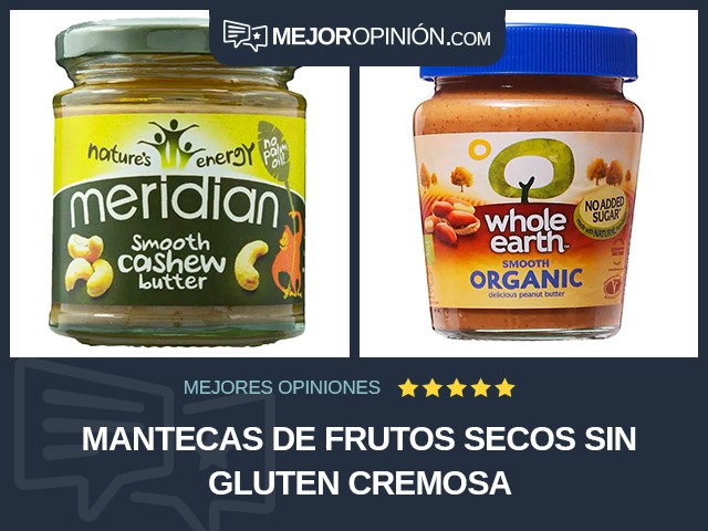 Mantecas de frutos secos Sin gluten Cremosa