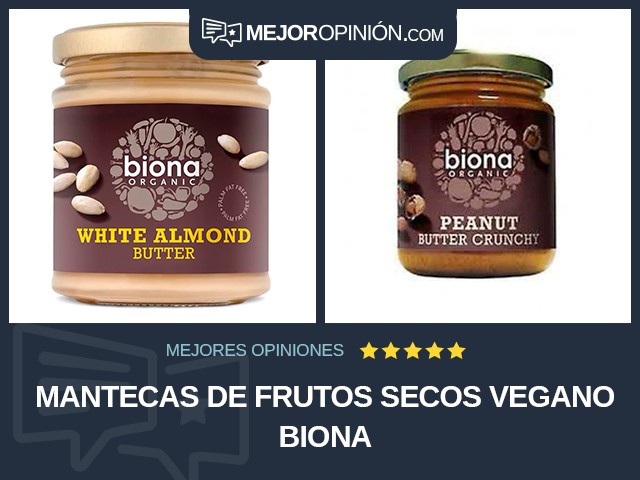 Mantecas de frutos secos Vegano Biona