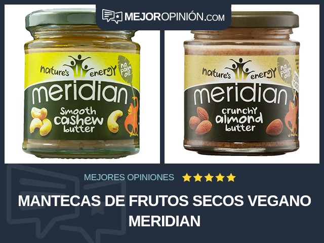 Mantecas de frutos secos Vegano Meridian