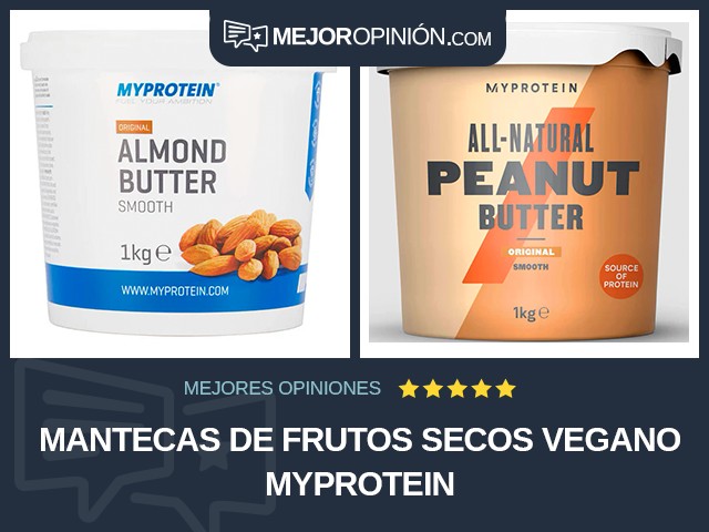 Mantecas de frutos secos Vegano Myprotein