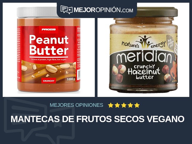 Mantecas de frutos secos Vegano