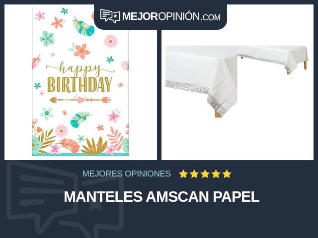 Manteles Amscan Papel