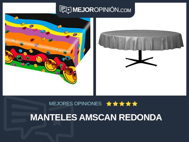 Manteles Amscan Redonda