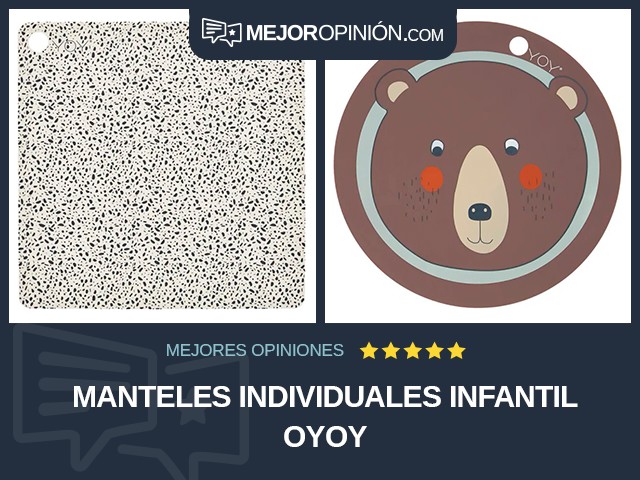 Manteles individuales Infantil OYOY