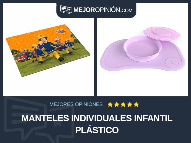 Manteles individuales Infantil Plástico