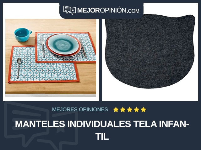 Manteles individuales Tela Infantil