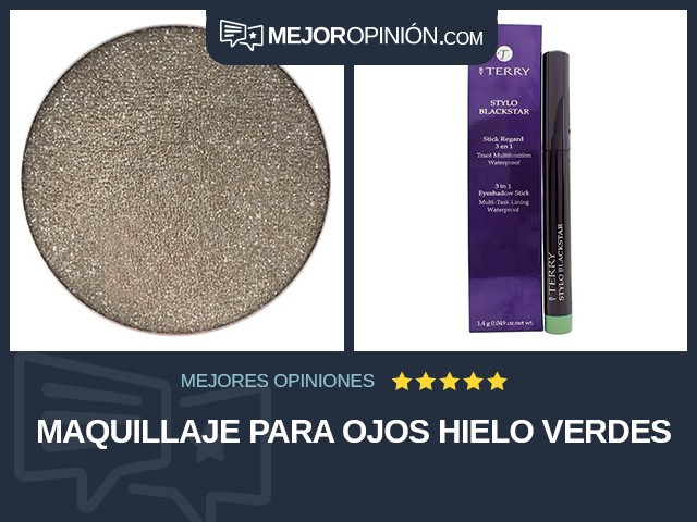 Maquillaje para ojos Hielo Verdes