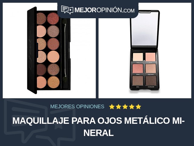 Maquillaje para ojos Metálico Mineral