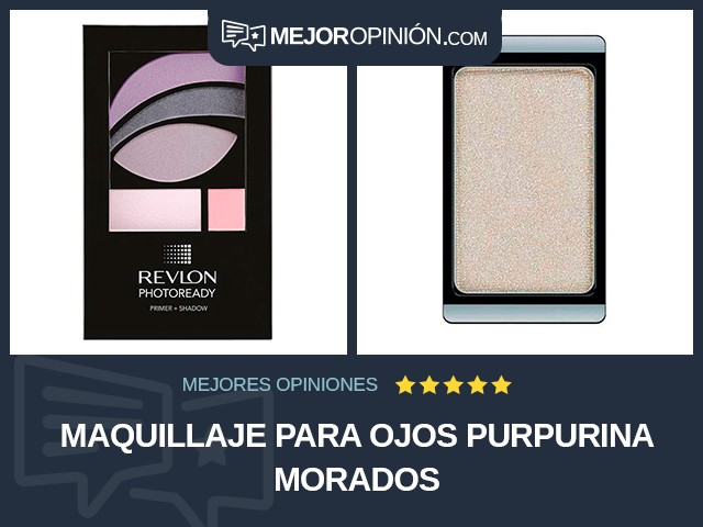 Maquillaje para ojos Purpurina Morados