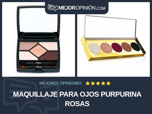 Maquillaje para ojos Purpurina Rosas