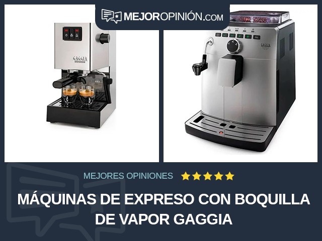 Máquinas de expreso Con boquilla de vapor Gaggia