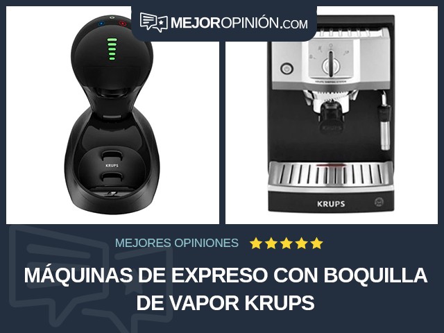 Máquinas de expreso Con boquilla de vapor KRUPS