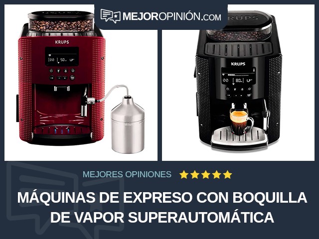 Máquinas de expreso Con boquilla de vapor Superautomática