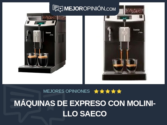 Máquinas de expreso Con molinillo Saeco