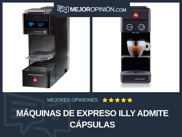 Máquinas de expreso illy Admite cápsulas