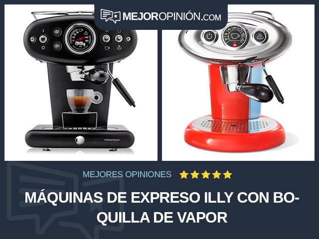 Máquinas de expreso illy Con boquilla de vapor