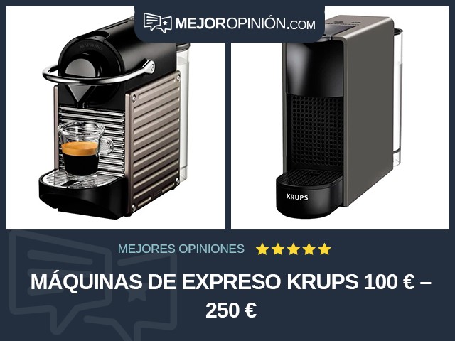 Máquinas de expreso KRUPS 100 € – 250 €