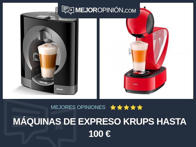 Máquinas de expreso KRUPS Hasta 100 €