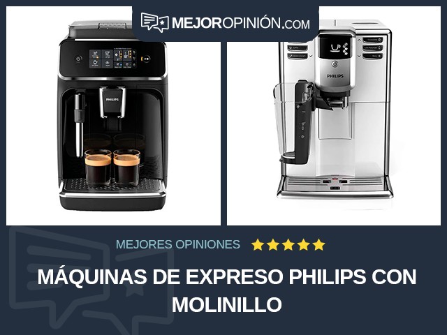 Máquinas de expreso Philips Con molinillo