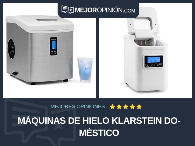 Máquinas de hielo Klarstein Doméstico