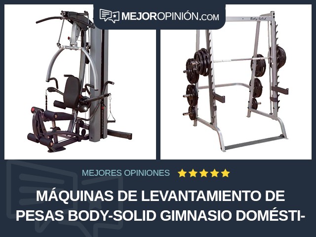 Máquinas de levantamiento de pesas Body-Solid Gimnasio doméstico