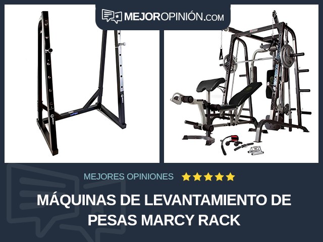 Máquinas de levantamiento de pesas Marcy Rack