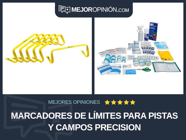 Marcadores de límites para pistas y campos Precision