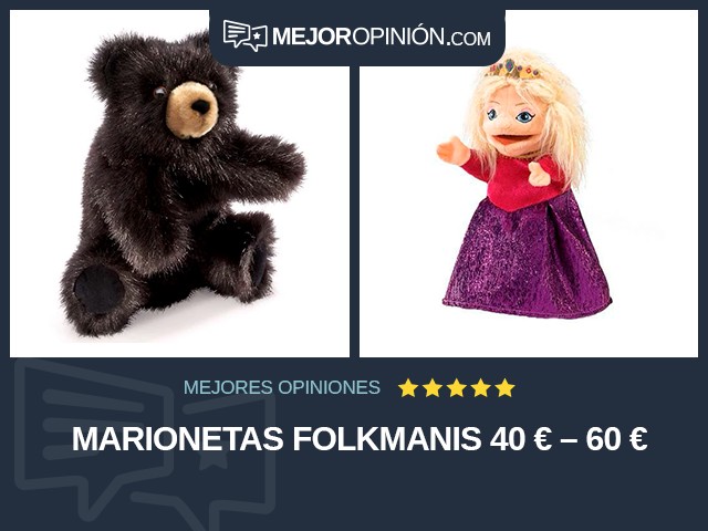 Marionetas Folkmanis 40 € – 60 €