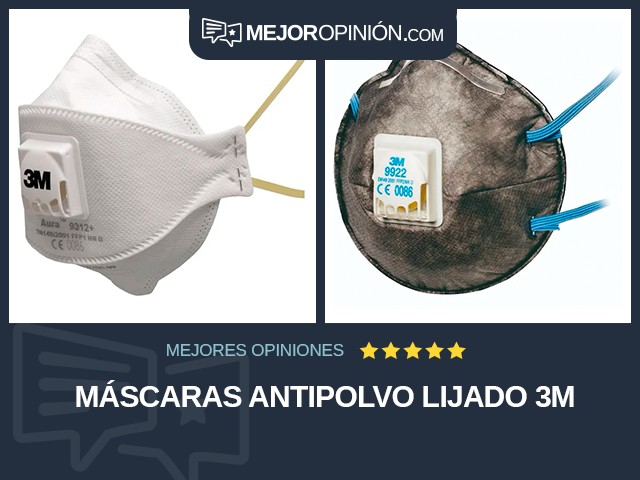 Máscaras antipolvo Lijado 3M