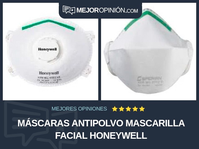 Máscaras antipolvo Mascarilla facial Honeywell