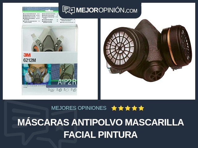 Máscaras antipolvo Mascarilla facial Pintura