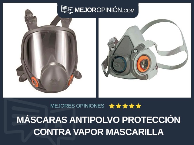 Máscaras antipolvo Protección contra vapor Mascarilla