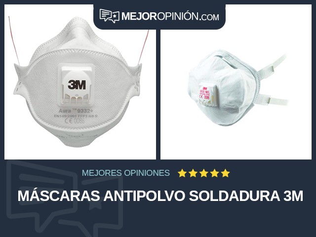 Máscaras antipolvo Soldadura 3M