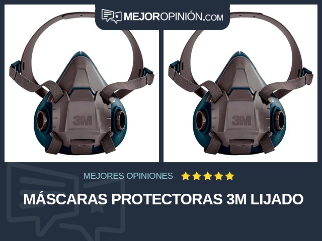 Máscaras protectoras 3M Lijado