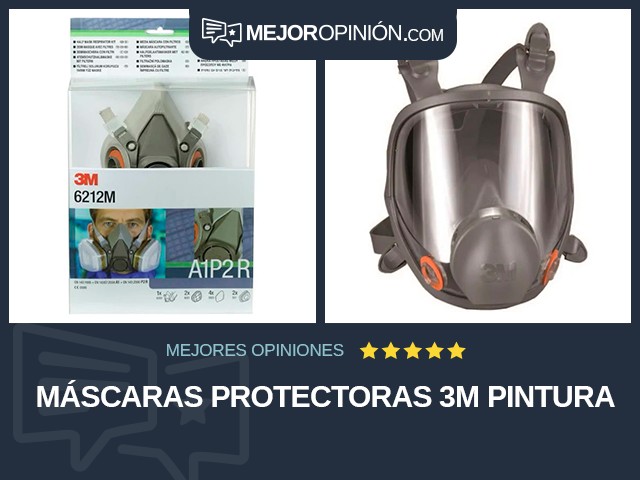 Máscaras protectoras 3M Pintura