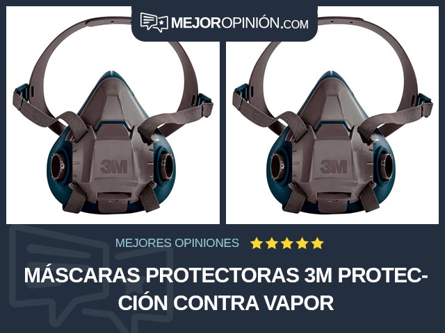 Máscaras protectoras 3M Protección contra vapor