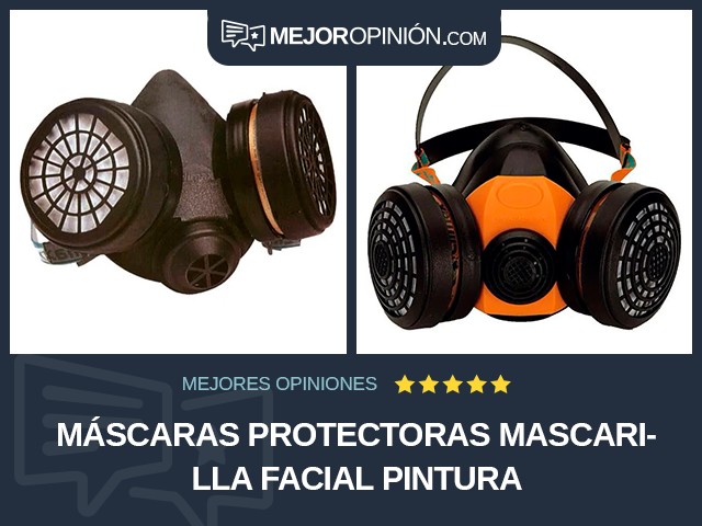 Máscaras protectoras Mascarilla facial Pintura