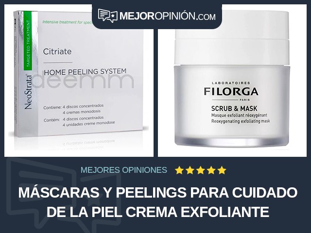 Máscaras y peelings para cuidado de la piel Crema Exfoliante