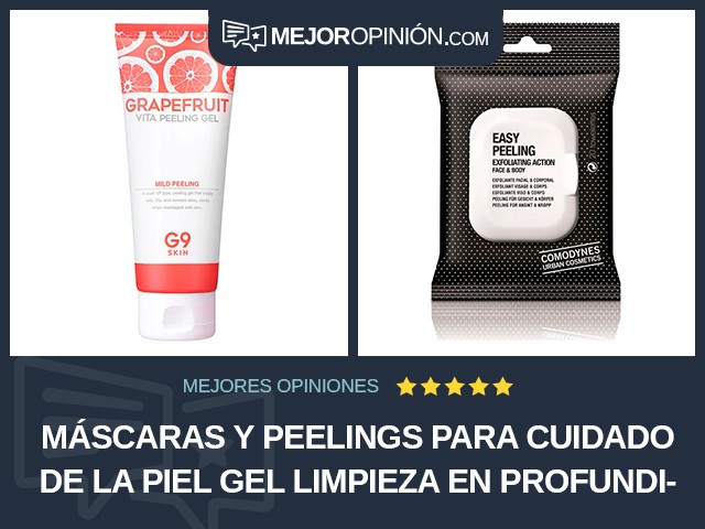 Máscaras y peelings para cuidado de la piel Gel Limpieza en profundidad