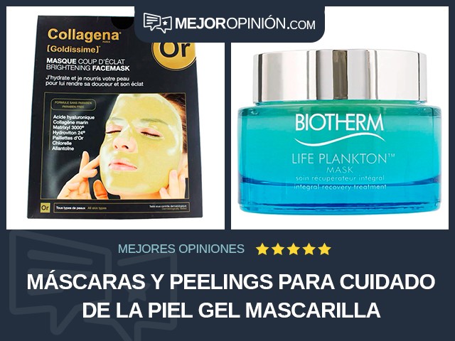 Máscaras y peelings para cuidado de la piel Gel Mascarilla